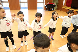 歌・カスタの予行が行われました　年中組