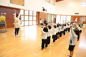 歌・カスタの予行が行われました　年中組