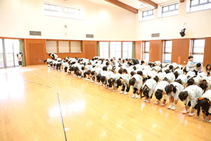 歌・カスタの予行が行われました　年長組