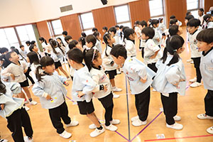 歌・カスタの予行が行われました　年長組