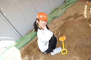 元気いっぱい園庭遊び！！　年長Aチーム