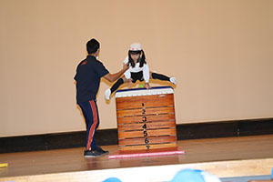 柿安シティーホールでリズム予行　年長Bチーム　(A・B）