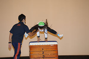 柿安シティーホールでリズム予行　年長Bチーム　(A・B）