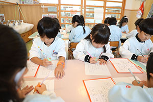 習字教室　年長組