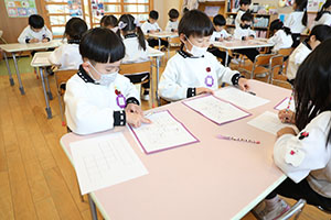 習字教室　年長組