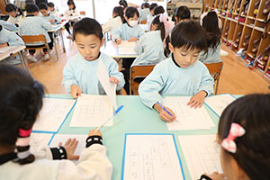 習字教室　年長組