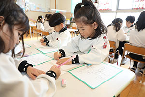 習字教室　年長組