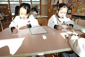 習字教室　年長組