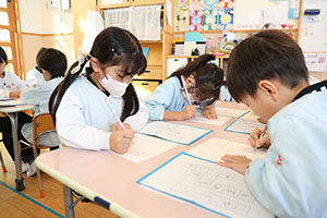 習字教室　年長組