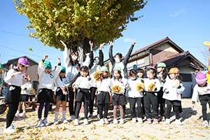 朝の園庭遊び！　A・B・C・E