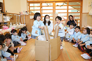 お餅つきごっこ　こあら