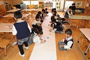 みんなでお絵かき　ことり