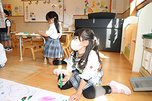 みんなでお絵かき　ことり