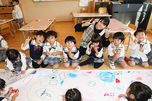 みんなでお絵かき　ことり