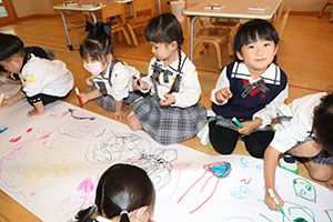 みんなでお絵かき　ことり