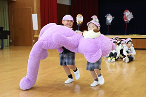 色々運びリレー　ばら・すみれ