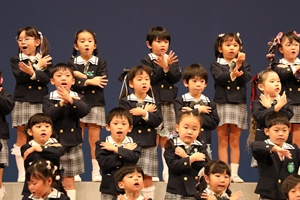 リズムフェスティバル午前　年長　歌・カスタ