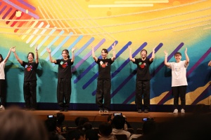 リズムフェスティバル午前　職員　アトラクション