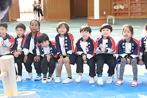 もちつき大会　年長組　NO.1