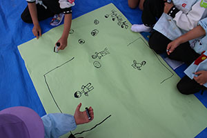 みんなでライブペインティングごっこ🎵　すみれ・A