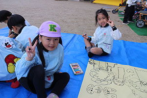 みんなでライブペインティングごっこ🎵　すみれ・A