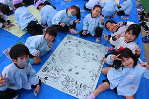 みんなでライブペインティングごっこ🎵　すみれ・A