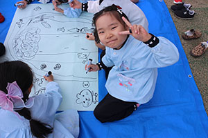 みんなでライブペインティングごっこ🎵　すみれ・A