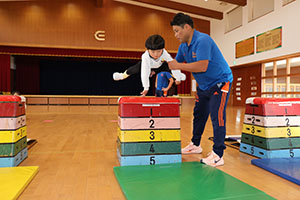 体操教室　ー跳び箱ー　さくら