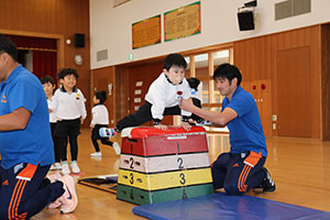 体操教室　ー跳び箱ー　たんぽぽ