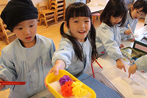 おもちつきごっこ　ぱんだ