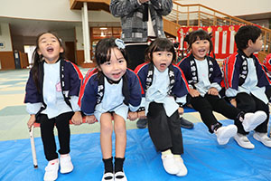 もちつき大会　年中組　NO.1