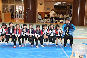 もちつき大会　年中組　NO.1
