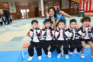 もちつき大会　年中組　NO.1