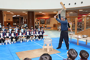 もちつき大会　年中組　NO.1