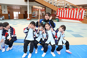 もちつき大会　年中組　NO.1