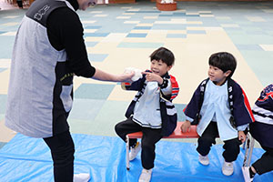 もちつき大会　年中組　NO.1