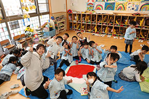 ペインティングごっこの準備　B