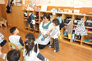 いす取りゲーム楽しかったね　ひよこ