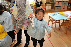 クリスマスツリーの制作　ぱんだ