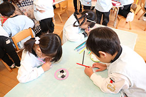 クリスマスの制作　ことり