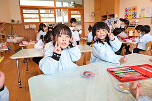 クリスマスの制作　ことり