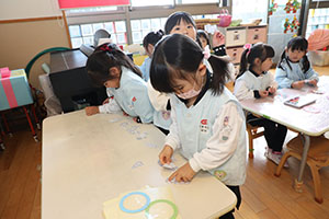 クリスマスの制作　ことり