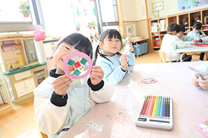 クリスマスの制作　ことり