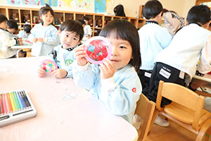 クリスマスの制作　ことり