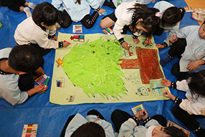 ライブペインティングごっこ　ばら・B