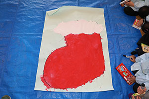 ライブペインティングごっこ　ばら・B