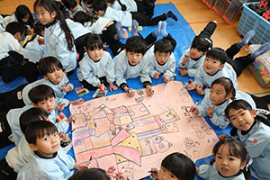 ライブペインティングごっこ　ばら・B