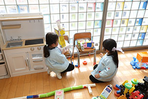 動物園ごっこ🐰🦒　ひまわり