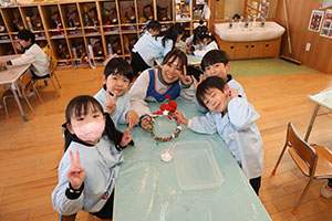 クリスマスリースの制作✨　E