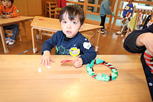 クリスマスの制作　あひる